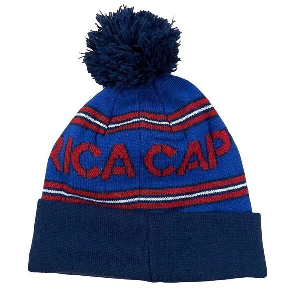 Disney ~ Captain America Beanie with Pompom - Picture 2 of 8